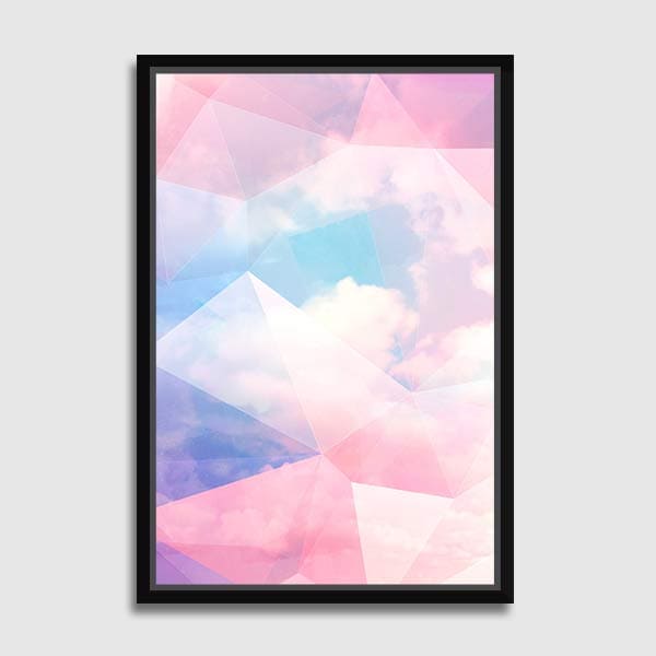 canvas-Frame-no-matte-hitam-DV_Arti_B3_3.48_Cotton-Candy-Geometric-Sky