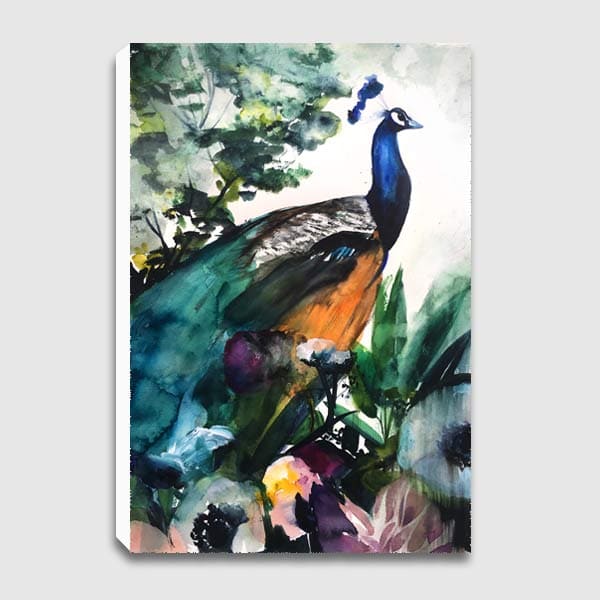 canvas-peacock-garden